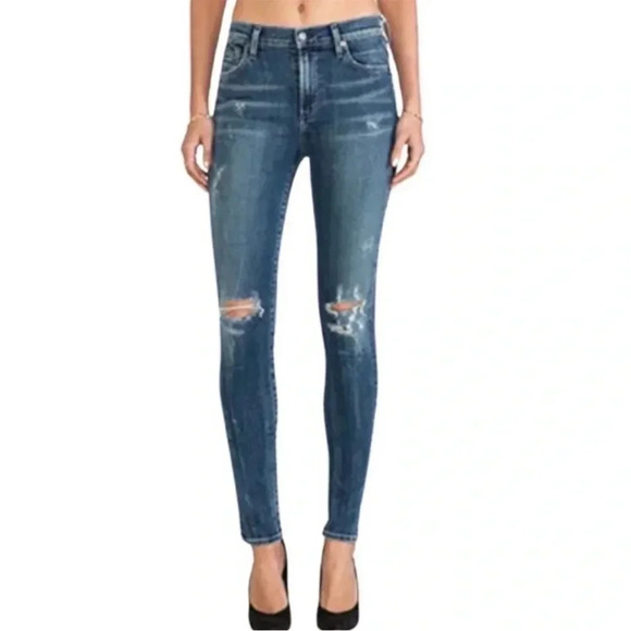 Citizens of Humanity Rocket distressed high rise skinny denim - Picture 1 of 13